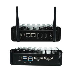 Indutrial Embedded Computer I3 8145U 10110U I5 8265U 10210U i7 8557U 10810U Dual LAN Dual COM 3 Display Ports Win10 Pro Fanless Mini PC