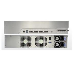 2U Rack Mountable Intel W580 Chipset LGA1200 i3 i5 i7 i9/10th-11th Xeon/Celeron 8*I210 Bypass Network Appliance Server2*PCIEx8  LAN 